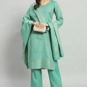 Vêtements ethniques indiens en gros Safaa DILKASH, costume d'hiver pour femmes, tissu tissé pour robe, Kurti Salwar Kameez - Product Image 1