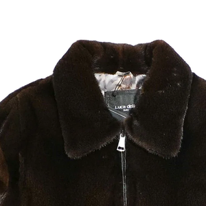 Manteau long d'hiver pour femme en fausse fourrure de luxe, doublure en soie douce et respirante, manches longues, chaud, OEM ODM, vente en gros - Product Image 6