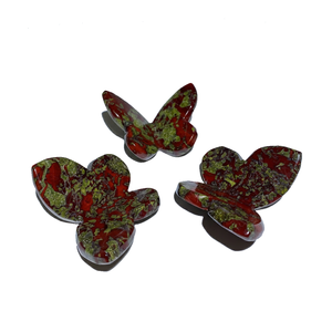 Venta al por mayor de piedra de sangre de dragón natural, alas de mariposa 3D talladas en cristal, piedra energética, espécimen mineral curativo, decoración de oficina - Product Image 4