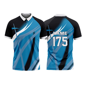 Uniforme de críquet personalizado por sublimación, conjunto de camiseta y pantalón de poliéster transpirable para entrenamiento y partidos de clubes. - Product Image 2