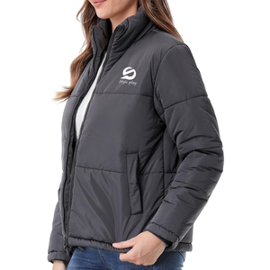 เสื้อแจ็คเก็ตพัฟเฟอร์สำหรับผู้หญิง แขนยาว สีสันปรับแต่งได้ เป็นมิตรกับสิ่งแวดล้อม กันน้ำ ระบายอากาศได้ดี บุด้วยผ้าฝ้าย เหมาะสำหรับฤดูหนาว - Product Image 5