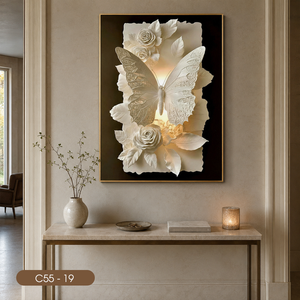 Cuadros Abstractos Modernos de Lujo, Decoración de Pared Elegante de Seda para el Hogar, Fabricación OEM en Vietnam, Marca HALO - Product Image 5