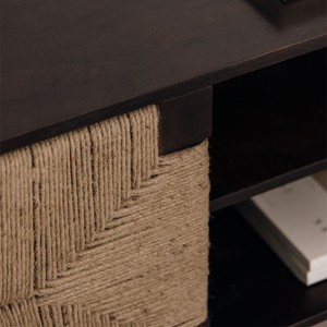 Mueble TV Vandana Arion Neo 200x40 cm en madera de mango y yute Evans - Product Image 3