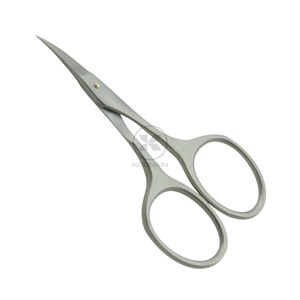 Tijeras profesionales de manicura de 9cm KOUNAIN, herramienta de eliminación de cutículas de vello de uñas de belleza de acero inoxidable con punta afilada recta curva - Product Image 3