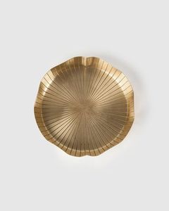 Round Stainless Steel Serving <b>Tray</b> With Handles Elegant Entertaining Heritage Charm - Product Image 3