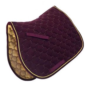 Wholesale Floral Satin Dressage Saddle Pad Sublimated Jumping Saddle Pad for Horse Riding Training Custom <b>Equestrian</b> Supplies - Product Image 4