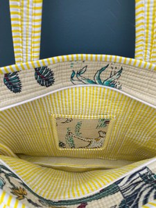 Sac fourre-tout en coton personnalisé pour femmes, couleur unie, multicolore, fermeture éclair durable, tendance, léger, plage, voyage, hiver, été - Product Image 3