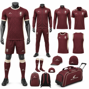Ensemble de tenue de football pour homme, maillot camouflage, short, survêtement, polo, équipement d'entraînement, sac à dos, sac de sport, toutes saisons - Product Image 2