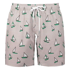 Service OEM en gros – Nouveaux shorts de plage pour hommes, style surf, 88 % polyester, motif uni, personnalisables - Product Image 6