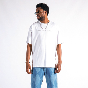 T-shirt homme surdimensionné 100% coton OEM/ODM, impression de logo personnalisée, respirant, léger, impression sérigraphique de haute qualité. - Product Image 1