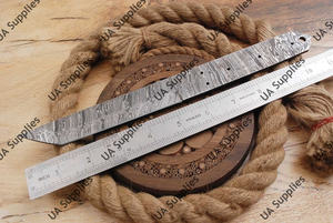 Couteau de chasse et de camping à lame fixe en acier de Damas à motif torsadé, lame Tanto pleine longueur, support ODM/OBM - Product Image 5