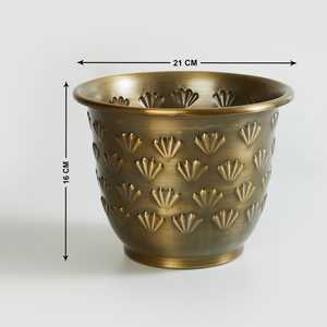 Decorative Metal Gold Planter with New Design Home and Office <b>Table</b> Decoration Planter <b>for</b> Green <b>Plants</b> And Flower Display - Product Image 6