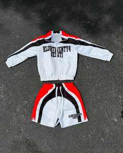 Custom Windbreaker Nylon Jacket and Short Joggers Set Streetwear Sports <b>Jogging</b> <b>Suits</b> Breathable Tracksuits for Men - Product Image 2