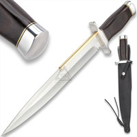Beliebte Neue Bowie-Messer aus Edelstahl mit Holzgriff, DIY Anpassbare Größe, Leichtgewichtig, OEM Private Label, Hochwertig