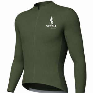 เสื้อเจอร์ซีย์ปั่นจักรยานแขนสั้นสำหรับผู้ชาย เสื้อเจอร์ซีย์จักรยานเสือหมอบแบบมีซิปเต็มตัวและกระเป๋า ระบายอากาศได้ดี แห้งเร็ว - Product Image 1
