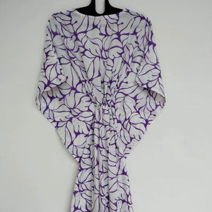 Vestido Kaftán de Algodón Indio Hecho a Mano, Kimono de Playa, Túnica Bohemia de Verano, Atuendo de Vacaciones - Product Image 1