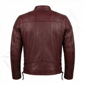 Veste de moto en cuir véritable pour homme de qualité supérieure, nouvelle arrivée, vestes de moto d'hiver, protections amovibles, personnalisables - Product Image 2