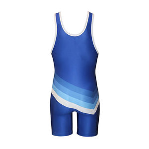 Maillot de lutte sublimé pour homme de bonne qualité, léger, à séchage rapide, pour la maison, le yoga, l'entraînement et la musculation - Product Image 2
