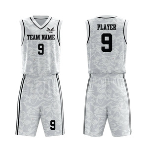 Conjunto de Camiseta de Baloncesto Unisex sin Mangas con Cuello en V, Estampado Sublimado, Poliéster que Absorbe la Humedad, Uniformes Reversibles para Adultos, Todas las Temporadas - Product Image 1