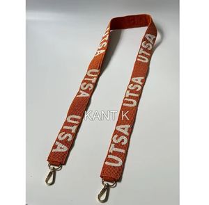 Sangle perlée vintage personnalisée avec boucle en acier pour sacs, motifs artistiques uniques, taille et couleur personnalisables pour sacs à main et sacs bandoulière - Product Image 1