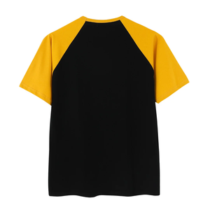 T-shirt unisexe surdimensionné de haute qualité 245 g/m² 100 % coton – T-shirt vierge épais à manches raglan bicolores |   Streetwear Premium - Product Image 4