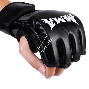 MMA Gants de sparring en cuir PU Meilleur Durable pour Fitness Combat Training Grappling et Wrestling pour la Boxe et la Lutte - Product Image 1