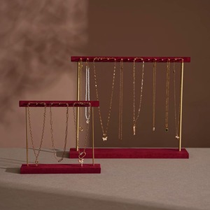 Luxury Metal Necklace Display Stand <b>For</b> Chains Pendants And Jewelry Organizer <b>Dressing</b> <b>Table</b> And Boutique Showcase From India - Product Image 6