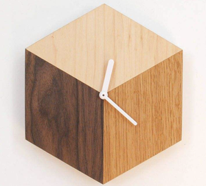 Reloj de Pared de Madera Natural Hecho a Mano, Económico y Elegante, Decoración para el Hogar, Sala de Estar, Dormitorio u Oficina - Product Image 1