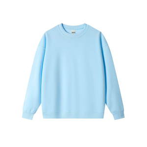 เสื้อสเวตเชิ้ตคอกลมผู้ชาย สีพื้น ผ้าฝ้าย ทรงปกติ สวมใส่สบายๆ สำหรับฤดูใบไม้ร่วง - Product Image 2