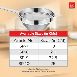Multi Sizes SS Perforated <b>Strainers</b> Soup and Juice with Long Handle for Filtering Sifting Rinsin - Product Image 2