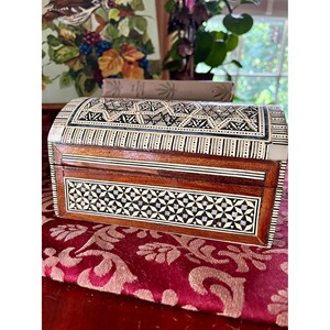 Caja de Joyería Artesanal con Marquetería de Madera Multicolor |   Diseño de Mosaico Exótico de Sheesham al por Mayor - Product Image 1