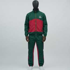 Unisex <b>Mens</b> Retro Athletic Warm Up Suit Full Zip <b>Track</b> <b>Jacket</b> and Tapered Performance Pants Vintage Inspired Sportswear Set - Product Image 5