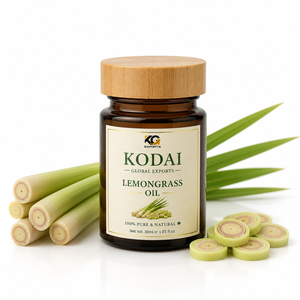 Aceite Esencial de Limoncillo de Tamil Nadu 100% Puro y Natural de Kodai Global Export, Destilado al Vapor, Aromaterapia Facial Multifuncional - Product Image 1