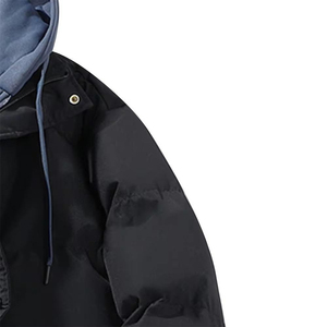 Custom logo Cold Winter Puffer <b>Jacket</b> for Men Stylish Outdoor <b>Thick</b> Coat With <b>Fleece</b> Hooded Men's Puffer <b>Jackets</b> - Product Image 6