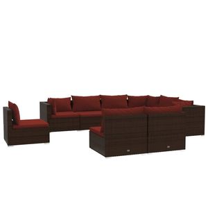 Conjunto de Muebles de Jardín Color Rojo Canela en Tono Marrón - Product Image 2