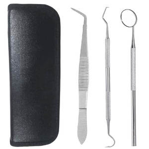 Juego Completo de Instrumentos Dentales Reutilizables para Examen y Entrenamiento, Herramientas Exploradoras Manuales Ergonómicas de Grip Surgical - Product Image 1