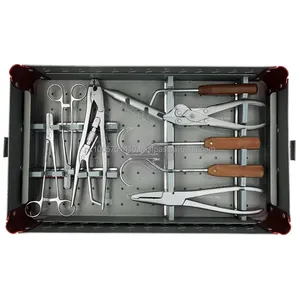 Kit de traumatologie vétérinaire orthopédique en acier avec vis et plaques de fixation 2.4, 2.7 et 3.5, et ensemble d'instruments par Grip Surgical - Product Image 5