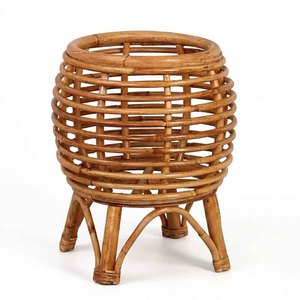 Support en rotin naturel pour plantes d'intérieur, prix le plus bas, support pour plantes et fleurs. - Product Image 6