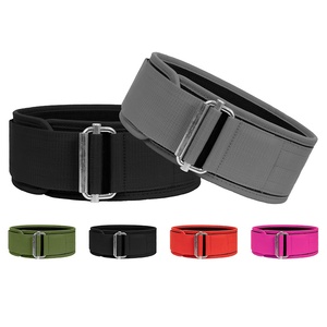 Neoprene Customizable Design Breathable Waterproof Back Support Adjustable Hook Loop Closure Gym Training Weightlifting Dip <b>Belt</b> - Product Image 4