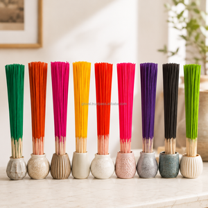 ธูปหอมคุณภาพสูง ขนาด 8 นิ้ว 9 นิ้ว สีสันสวยงาม กลิ่นเมล็ดยี่หร่า พรีเมียมเกรดส่งออก ผลิตในอินเดีย - Product Image 5
