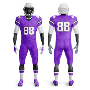 Full Sublimation Design Printed <b>Compression</b> Sports Uniform Set OEM Team Player American Football Uniform Set Rugby Wear - Product Image 1