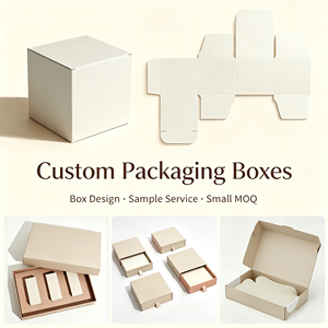 Caja de Papel Rígido Personalizada, Caja de Regalo Plegable, Cartón de Embalaje para Ropa, Joyería y Comercio Minorista - Product Image 4