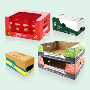 Vietnam Supplier's White Retail Litho Laminated Full Color Print Display Shipper <b>Box</b> <b>Shelf</b>-Ready Display Accessories - Product Image 3