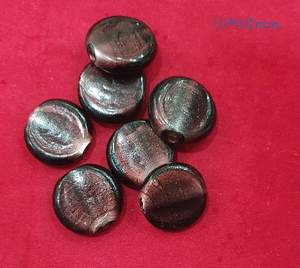 Cuentas de Cristal Plateadas con Efecto Foil, Verdes, Redondas/Ovaladas, 12x36mm, FE, para Fabricación de Joyería, Caja a Granel, Estilo Murano - Product Image 6