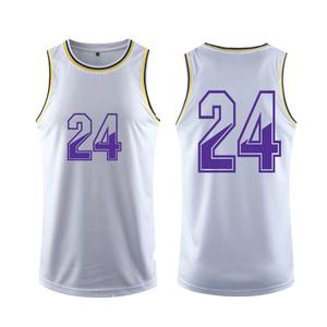 Servicio Personalizado OEM, Jersey de Baloncesto de Alta Calidad, 100% Poliéster, Transpirable, de Secado Rápido, Estampado, Corte Ajustado, Color Personalizado, Nombre del Equipo - Product Image 1