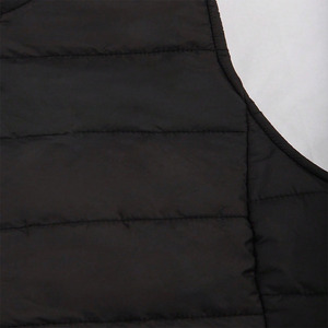 Gilet streetwear automne-hiver, couleur unie, brillant, col montant, sans manches, mode décontractée, chaud, court, en duvet matelassé - Product Image 3