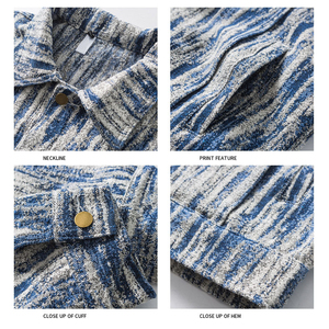 Chaquetas de Mezclilla a Cuadros para Hombre ARTIZ INTERNATIONAL, Color Sólido, Otoño, Ecológicas, 100% Algodón, Alta Calidad, Venta al Por Mayor - Product Image 6