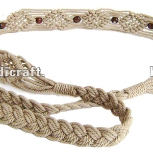 คอลเลกชันแฮนด์เมด macrame กระเป๋าสร้อยคอถุงคริสตัลสร้อยคอตาข่ายคริสตัลรักษา - Product Image 1