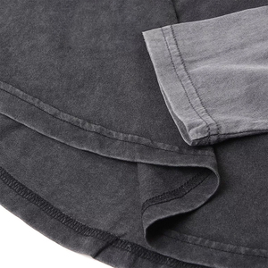 Wholesale Adult <b>Men's</b> <b>T</b> <b>Shirt</b> Gray Color Slim Fit <b>Long</b> <b>Sleeve</b> Casual Wear Raglan <b>T</b> <b>Shirt</b> For Summer - Product Image 5