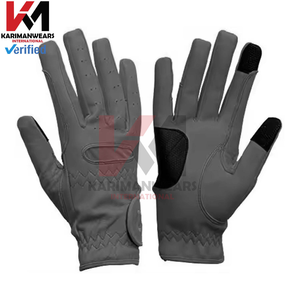 Guantes de Equitación de Cuero Transpirables para Niños y Adultos, Venta al por Mayor del Fabricante, Guantes Ecuestres con Logotipo Personalizado - Product Image 4